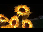 Solar Sunflower Decoration Light LED Garden Lawn Landscape Light, Specification: Single Head - YouTube Video