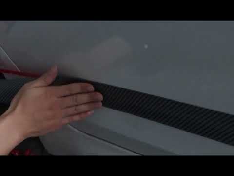 Universal Car Door Threshold Decoration Strip Decorative Sticker, Size : 7CM x 3M(Black) - YouTube Video