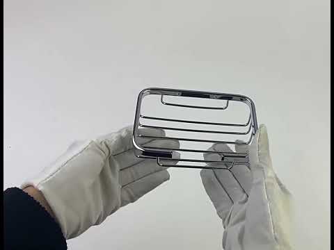 Stainless Steel Wall-Mounted Bathroom Soap Storage Rack(Square) - YouTube Video