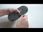 For Apple Watch / Earphone AhaStyle PT116 Universal Plastic Stand Dual Charging Storage Base(Black) - YouTube Video
