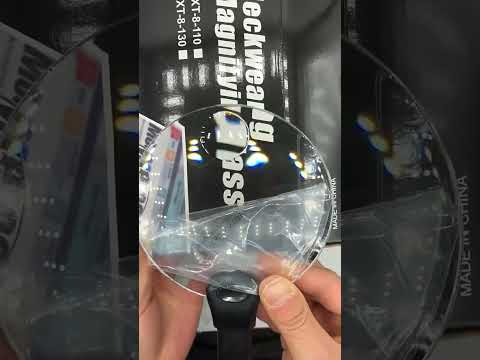 5/10X Multi-Function Desktop Magnifying Glass HD Jewelry Carving Repair Workbench Magnifying Glass - YouTube Video