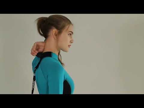 SLINX Women Slim Sun Protection Warm Wetsuit Long -Sleeved Full Body Snorkeling Surfing, Size: XS(Lake Green) - YouTube Video