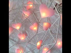 LED Fairy Lights Love Heart Lantern Navidad String Lights Holiday Lighting Bedroom Home Decoracion 3m 20LEDs(Pink) - YouTube Video