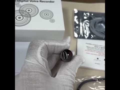 S1 Keychain Mini Voice Recorder, Memory:4GB(Black) - YouTube Video