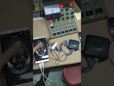 2 Set Car Alarm One-Way Alarm Mobile Phone APP Bluetooth Control Vehicle - YouTube Video