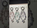 Crown And Beaded Phone Charm with Tether Pad(Purple) - YouTube Video