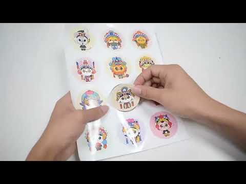 DIY Tinplate Badge Pressing Machine(Yellow) - YouTube Video