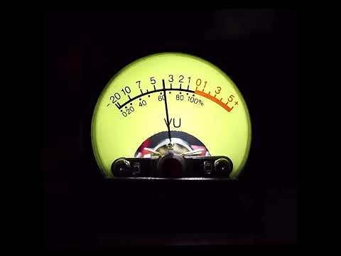TR-35W VU Meter Power AMP Amplifier DB Table Audio Level Head Meter Sound Pressure Meter - YouTube Video