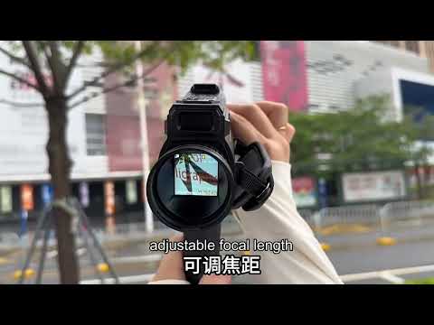 Standard  4K HD WiFi Night Vision Monocular 28X Zoom 64MP Infrared Hunting Telescope With No-Glow Recording & Animal Call Simulator - YouTube Video