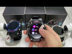 T96 1.52 inch Amoled Screen 2 in 1 Bluetooth Earphone Smart Watch(Black) - YouTube Video