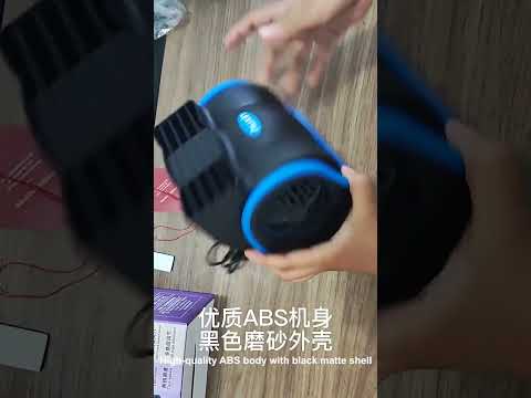 HX-T302 DC 24V 7W Portable Vehicle Cooling Fan Low Noise Silent Cooler Air Conditioner, 2 Speeds Adjustable, Random Color Delivery - YouTube Video
