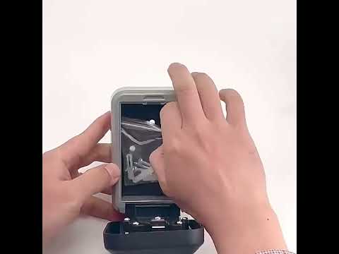 KB-Q-FSG Large Capacity Wall-Mounted Key Box Password Key Storage Box(Black) - YouTube Video