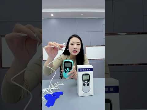 Multifunctional Low Frequency Pulse Meridian Physiotherapy Massage Instrument, Color: White Standard - YouTube Video