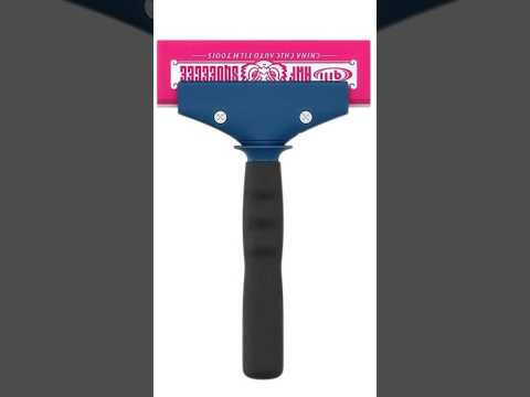 qili Car Window Tinting Tool Double-Layer Rigid Rubber Strip Widened Beef-Tendon Squeegee, Color: 150mm Blue White Adhesive Strip - YouTube Video