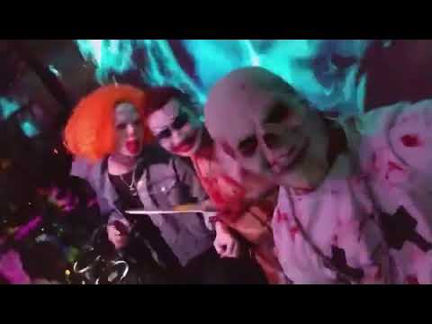 Halloween Festival Party Latex Green Face Clown Frightened Mask, with Hair - YouTube Video