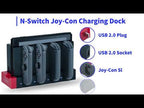 iPega PG-9186 Game Controller Charger Charging Dock Stand Station Holder with Indicator for Nintendo Switch Joy-Con - YouTube Video