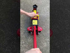 Horizontal Manual Hydraulic Car Jack For Tire Change Lifting Tool(2 Tons 5.5 kg Plastic Box) - YouTube Video