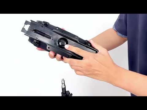 Universal Metal Bluetooth Speaker Wall Mount Holder Strap Bracket For Tripod and Wall(Black) - YouTube Video