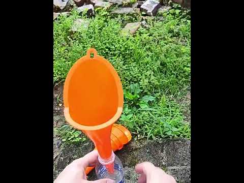 10 PCS Car Hands-Free Plastic Refueling Funnel(Orange) - YouTube Video