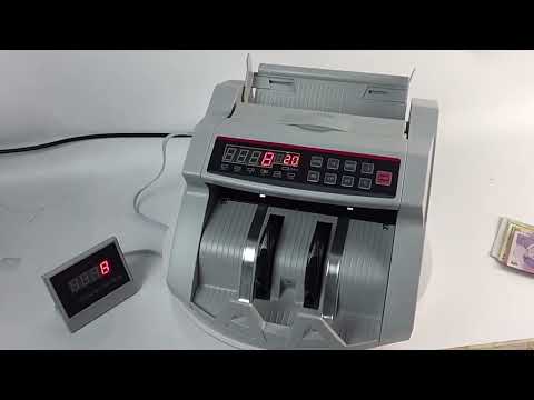 2108 UVMGIR 220V Multi-Currency Multifunctional Money Counter, Specifications:UK Plug - YouTube Video