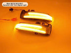 1 Pair For Mercedes-Benz A Class W176 2013-2017 Car Dynamic LED Turn Signal Light Rearview Mirror Flasher Water Blinker (Transparent) - YouTube Video