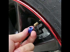 4pcs /Set Car Tire Capsule Aluminum Alloy Screw Dustproof Valves(Black) - YouTube Video