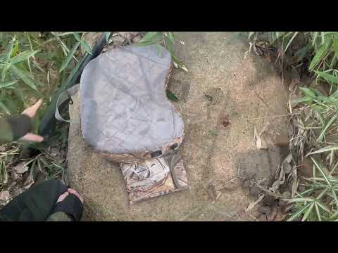 Outdoor Portable Camouflage 3 Gear Adjustable Heated Cushion 40x27x7cm(Reed) - YouTube Video