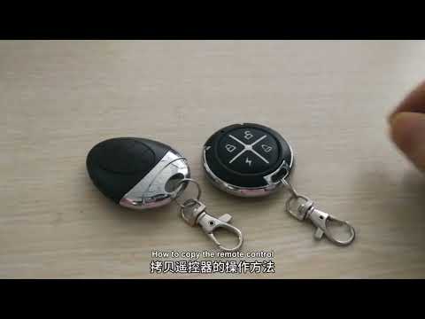 433MHZ Multi-function Automatic Copy Remote Control - YouTube Video
