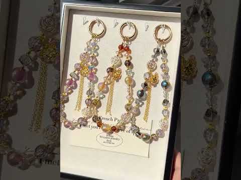 Candy Pearl Butterfly Phone Charm Strap(Blue) - YouTube Video