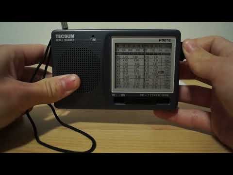 Tecsun R-9012 Portable Full Band FM Radio - YouTube Video