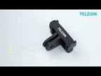 For DJI OSMO Action 3 TELESIN Magnetic Two Claw Adapter Action Camera Accessories - YouTube Video