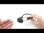 Motorcycle OBD 16PIN Female to 6PIN Connector Cable for KTM - YouTube Video