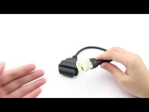 Motorcycle OBD 16PIN Female to 6PIN Connector Cable for KTM - YouTube Video