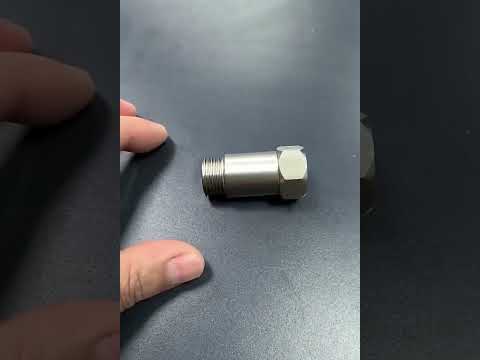 2 PCS Car 45mm Oxygen Sensor Adapter Oxygen Extension Modified Connector M18x1.5 - YouTube Video