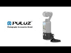 For DJI OSMO Pocket 4 / 4P / 3 PULUZ Protection Frame Cage Expansion Adapter Bracket (Black) - YouTube Video