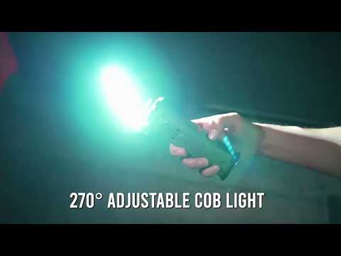SB-2026 Car Window Breaking Safety Hammer Multi-Functional Emergency Light & Seatbelt Cutter Escape Tool(Green) - YouTube Video