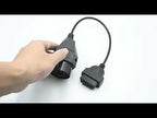 20 Pin to 16 Pin OBDII Diagnostic Connector Adapter Cable for BMW - YouTube Video