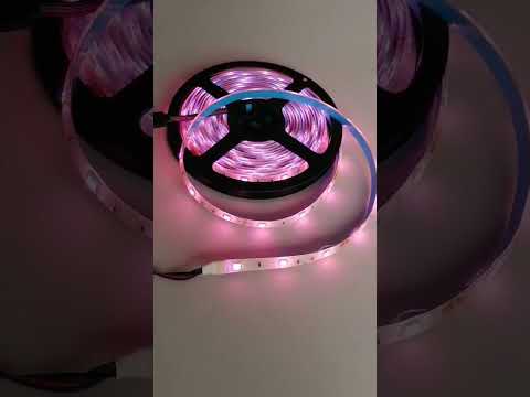 5m Bare Board 2030 SMD RGB LED Rope Light, 12V - YouTube Video