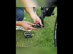WEST BIKING Bicycle Aluminum Alloy Dual-Purpose Self-Locking Pedals(Black) - YouTube Video