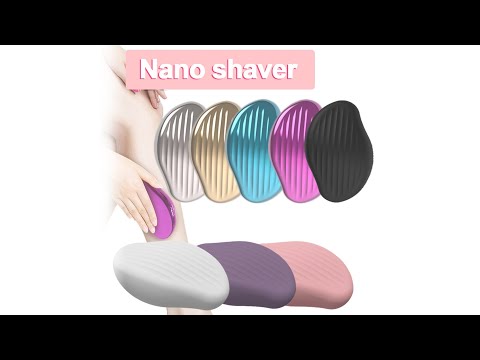 Nano -Glass Hair Removal Physical Painless Safe Epilator(Mattle White) - YouTube Video