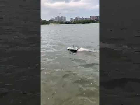 D50B GPS High Speed Smart Remote Control Fishing Bait Boat Support Dragging Net, Plug:EU Plug - YouTube Video