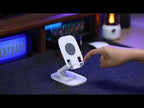 FD5 B028 Foldable Rotating Desktop Phone Tablet Holder (Black) - YouTube Video