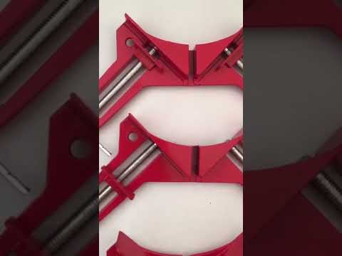 Multifunction 90 Degrees Working Clamp Wooden Clip Right Angle Corner Frame Clip Tool - YouTube Video