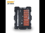 JAKEMY JM-8163 62 in 1 Multi-functional Screwdriver Set Repair Tool - YouTube Video
