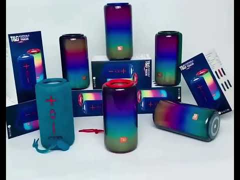 T&G TG639 10W Portable LED Light TWS Wireless Bluetooth Speaker(Blue) - YouTube Video