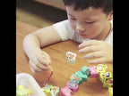 60 PCS / Set Number+Animal Children Stringing Threading Toys Early Education Cognitive Wooden Beads - YouTube Video