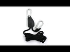 CF-150 Outdoor Camping Pulley Adjustment Rope Buckle for Tent Canopy Windproof Rope Stop Buckle - YouTube Video