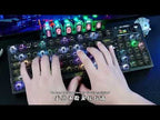 AULA F98Pro V3 99 Keys Wired/2.4G/Bluetooth Three Model RGB Mechanical Keyboard, Shaft:Ice Crystal Shaft(Transparent Black) - YouTube Video