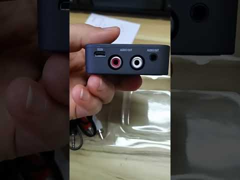 B11 Bluetooth 5.0 Receiver AUX NFC to 2 x RCA Audio Adapter - YouTube Video