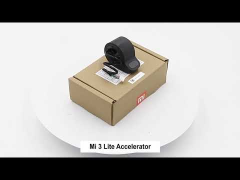 For Xiaomi 3 Lite Electric Scooter Thumb Press Throttle Accelerator - YouTube Video